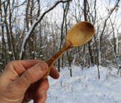 2-IN-1 SPOON FOR GOULASH AND COFFEE - DISHES, SPOONS, COOPERAGE