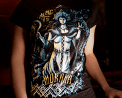 MORANA, GODDESS OF DEATH, COLORED WOMEN'S T-SHIRT - WOMEN'S T-SHIRTS