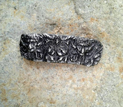 FAUN, PEWTER BARRETTE HAIR CLIP CLASP - MODESCHMUCK