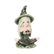 ZELDA FIGURINE WITCH SKULL ORNAMENT - FIGUREN, LAMPEN