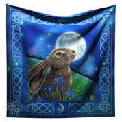 ALTAR CLOTH MOON GAZING HARE - ALTAR TOOLS