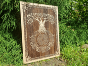 YGGDRASIL WALL DECORATION 45CM OAK - STATUETTES, RELIEFS, COFFRES