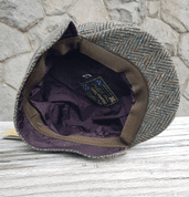 ESKE HAT TWEED, CAP WITH FLAP, GREY - CASQUETTES, IRLANDE