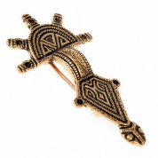 GERMANIC BUCKLE HAHNHEIM, BRONZE - COSTUME BROOCHES, FIBULAE