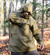 ANORAK POUR BUSHCRAFT EN LAINE, SYSTÈME PERUNIKA - BUSHCRAFT