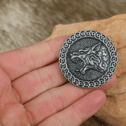 SLAVIC WOLF PENDANT, ZINC - SLAVIC AMULETS