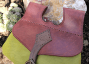 HADRIEN, MEDIEVAL LEATHER POUCH - BAGS, SPORRANS