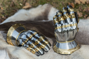 HOURGLASS GAUNTLETS WITH BRASS - ARMOR PARTS