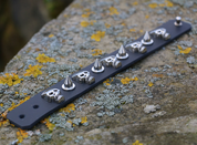 ROCKER, LEATHER BRACELET XVIII - WRISTBANDS