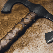 ÁSEGIR, BARBARIAN DOUBLE BLADE AXE - AXES, POLEWEAPONS