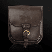 THOR'S HAMMER, LEATHER BELT BAG - BROWN - BAGS, SPORRANS