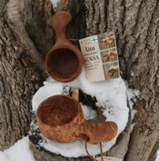 KUKSA, PAHKAKUKSA, BIRCH BOWL FROM LAPLAND - DISHES, SPOONS, COOPERAGE