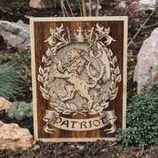 BOHEMIA PATRIOT WALL DECORATION - WOODEN STATUES, PLAQUES, BOXES