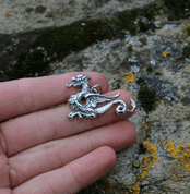 LUCIUS - DRAGON, PENDANT, SILVER - PENDANTS