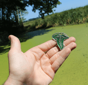 ELVEN LEAF PENDANT, TIN ALLOY - DRAGON FANTASY AMULETS