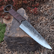 HIBERNIA CELTIC KNIFE, BROWN - KNIVES