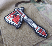 AXE OF DWARF PATCH, FULLCOLOR / JTG 3D RUBBER PATCH - PATCHES UND MARKIERUNG