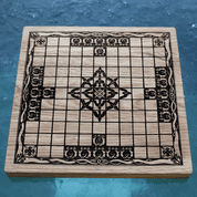 HNEFATAFL OR TAFL, VIKING BOARD GAME - WOODEN BOARD ONLY - VIKING BOARD GAMES