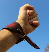 PRAETORIAN, ROMAN LEATHER BRACELET - WRISTBANDS