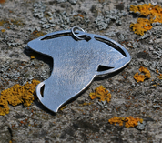 ELVEN LEAF PENDANT, TIN ALLOY - DRAGON FANTASY AMULETS