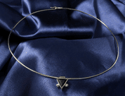 DARIA, COLLIER, GRENAT, ARGENT - BIJOUX À GRENATS