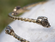 COLLACH, CELTIC BRASS TORQUES, TORC - FORGED JEWELRY, TORCS, BRACELETS