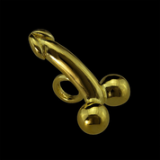 FASCINUS, ROMAN PHALLIC PENDANT, 14K GOLD - GOLDEN JEWELLERY