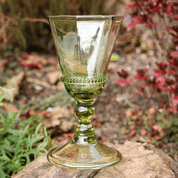 GLASS GOBLET, 17TH CENTURY, BOHEMIA - HISTORICAL GLASS