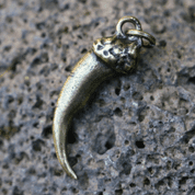 LOUP GRIFFE PENDENTIF, ZINC - BIJOUX ANIMALIERS