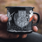 CZECHOSLOVAK LEGION ENAMEL MUG - MUGS, GOBLETS, SCARVES