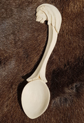 LION, CARVED WOODEN SPOON - DISHES, SPOONS, COOPERAGE