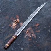 SEAX OF BEAGNOTH, RUNES, LEATHER SHEATH - SAEX KNIVES, SCRAMASAX