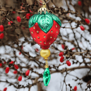 STRAWBERRY YULE DECORATION FROM BOHEMIA - VÁNOČNÍ OZDOBY