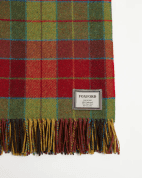 WICKLOW TARTAN, LAMBS WOOL BLANKET - WOOLEN BLANKETS AND SCARVES, IRELAND