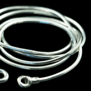 SOLID, SILVER NECK CHAIN - CORDS, BOXES, CHAINS