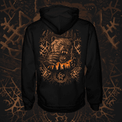 SIBERIAN BEAR SPIRIT HOODIE ZIPPER, NAAV - SWEATS À CAPUCHE