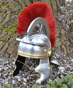 ROMAN HELMET WITH RED PLUME - ROMAN AND CELTIC HELMETS