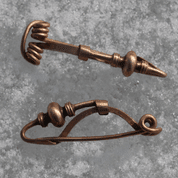 CELTIC BROOCH, FIBULA, LA TENE, BRONZE XXII - COSTUME BROOCHES, FIBULAE