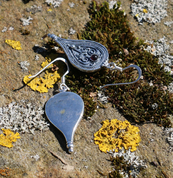 ROMA, ANCIENT ROMAN EARRINGS, SILVER - EARRINGS