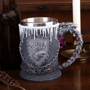 GAME OF THRONES HOUSE STARK TANKARD - GAME OF THRONES - HRA O TRŮNY