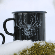 LESHY SLAVIC FOREST SPIRIT ENAMEL MUG - TASSES, VERRES, OREILLERS