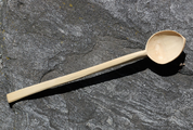 HAND CARVED SPOON, LONG - SALLE À MANGER D'ÉPOQUE, TONNELLERIE