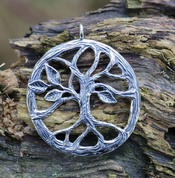 YGGDRASIL BAUM ANHÄNGER, SILBER - ANHÄNGER - SCHMUCK, SILBER