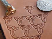 CELTIC TRIQUETRA, LEATHER STAMP - LEATHER STAMPS