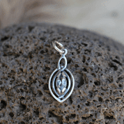 MAIA, PENDANT, FACETED TOPAZ, SILVER - ANHÄNGER MIT EDELSTEINEN, SILBER