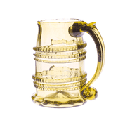 BEER GLASS, HALFLITER, HISTORICAL GLASS - HISTORICAL GLASS