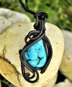 TURQUOISE - PENDANT - PIERRES ET FANTASY