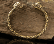 COLLACH, CELTIC BOAR, BRACELET, BRASS - BRONZE HISTORICAL JEWELS