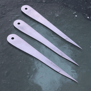 TOP DOG THROWING KNIVES, SET OF 3 POLISHED - SHARP BLADES - COUTEAUX DE LANCER