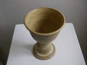 MEDIEVAL CERAMIC GOBLET FOR WINE - HISTORICAL CERAMICS